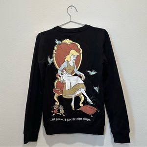 Cakeworthy Disney Cinderella Crew Neck Long Sleeve Shirt Unisex Size Small